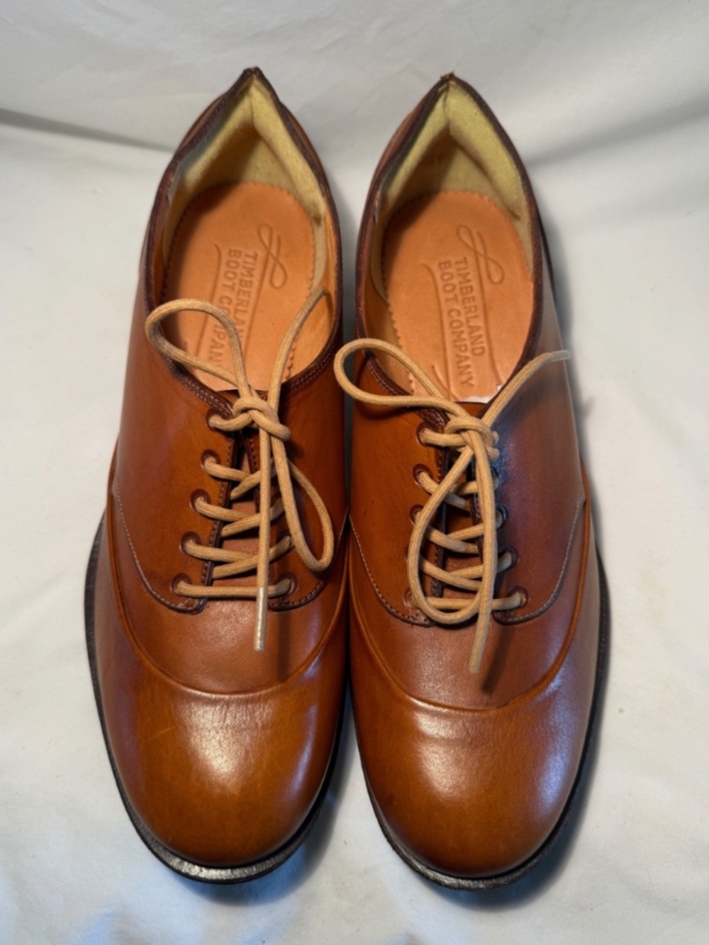 Vintage Brown Leather Timberland Dress Shoes Size 9M